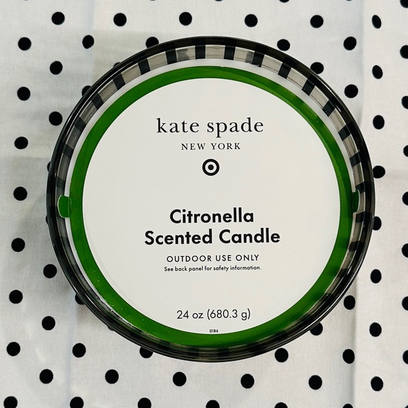 Kate Spade x Target 3 Wick Citronella Candle - Picture 1 of 5